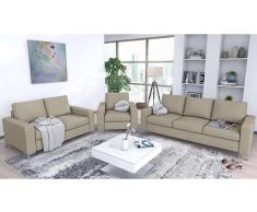 JUSTyou Helmer Conjunto de sofás Gris Velour