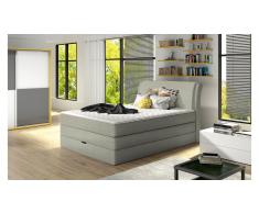 JUSTyou Amalfi Cama Box Spring Gris 100x200