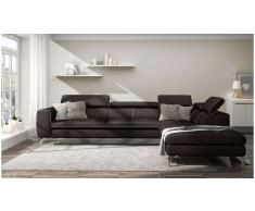 JUSTyou Alda Sofa esquinero Marron Tejido estructurado