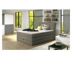 JUSTyou Amalfi Cama Box Spring Marrón grisáceo 100x200