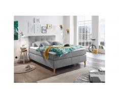 JUSTyou Illinois Cama Box Spring Gris