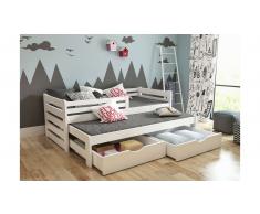 JUSTyou Olaf Cama funcional Blanco 90x188 cm