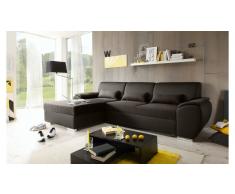 JUSTyou Alaska Sofá esquinero Marrón