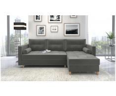 JUSTyou Nana Sofa esquinero Blanco Velour