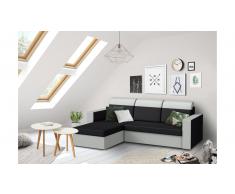 JUSTyou Delbert Sofa esquinero Gris Negro