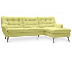 JUSTyou Genise Sofá esquinero Estructura Amarillo