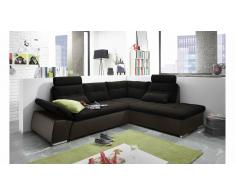 JUSTyou Missouri Sofá esquinero Marrón