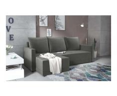 JUSTyou Tanita Sofa esquinero Gris Velour