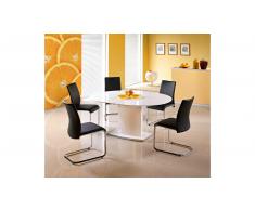 JUSTyou Conjunto Mesa de comedor Federico Blanco