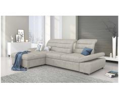 JUSTyou Helia Sofa esquinero Beige Velour