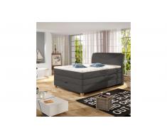 JUSTyou Santino Cama Box Spring Gris 100x200