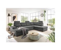 JUSTyou Santa Clarita Sofa modulare Gris