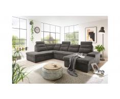 JUSTyou Santa Clarita Sofa modulare Marron