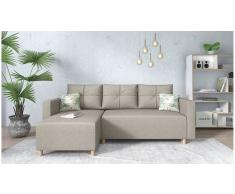 JUSTyou Lamone Sofá Beige Tejido estructurado