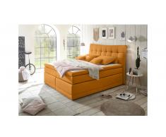 JUSTyou Georgia Cama Box Spring Naranja