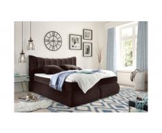 JUSTyou Lincoln Cama Box Spring Marrón