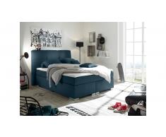 JUSTyou Jackson Cama Box Spring Azul 140x200