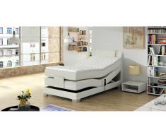 JUSTyou Wave Cama Box Spring Blanco 100x200