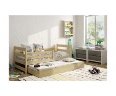 JUSTyou Jerry Cama funcional Pino 80x185 cm