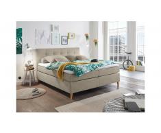 JUSTyou Illinois Cama Box Spring Crema