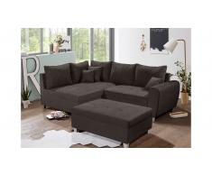JUSTyou Des Moines Sofa esquinero Marron