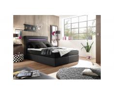 JUSTyou Concord Cama Box Spring 140x200 cm Negro