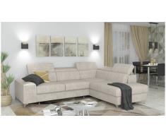 JUSTyou Caio Sofá esquina Beige Velour