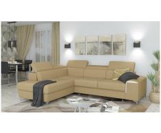 JUSTyou Caio Sofá esquina Café Tejido estructurado