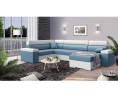 JUSTyou Coretta Conjunto de Sofa esquinero Azul