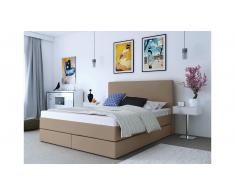 ELESS Keigo Cama Box Spring Marrón 140x210
