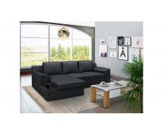 JUSTyou Radella Sofa esquinero Negro I