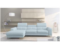 JUSTyou Adelia Sofa esquinero Azul Velour