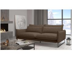 JUSTyou Ezio Sofá individuale Cuero sintético Marrón