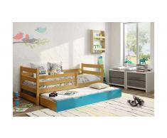 JUSTyou Jerry Cama funcional Aliso Azul 80x185 cm