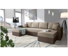 JUSTyou Rubicon Sofa modulare Marron Cuero sintetico