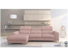 JUSTyou Adelia Sofa esquinero Rosa Velour