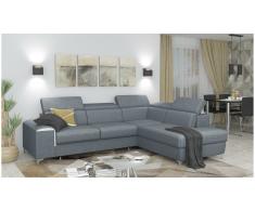 JUSTyou Caio Sofá esquina Gris Velour