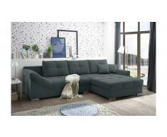 JUSTyou Colorado Sofá esquinero Antracita