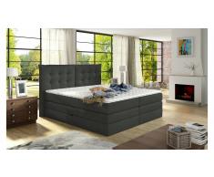 JUSTyou Fendy Cama Box Spring Gris 160x200