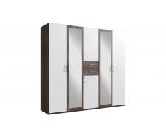 JUSTyou Vienna Armario puerta abatible Blanco Roble