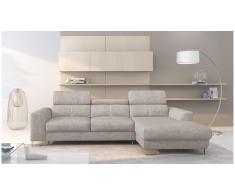 JUSTyou Adelia Sofa esquinero Beige Velour