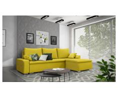 JUSTyou Claribel Sofa esquinero Amarillo