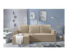 JUSTyou Kaori Sofa esquinero Beige Velour