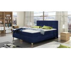 JUSTyou Malta Cama Box Spring Azul 140x200