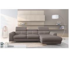 JUSTyou Adelia Sofa esquinero Marron Velour