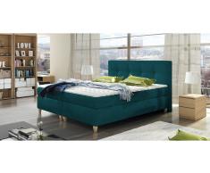 JUSTyou Malta Cama Box Spring Turquesa 180x200