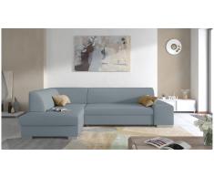 JUSTyou Piave Sofá esquinero Azul Tejido estructurado