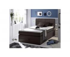 JUSTyou Albany I Cama Box Spring 120x200 cm Marrón