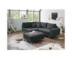 JUSTyou North Dakota Sofá esquinero Antracita