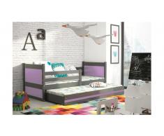 JUSTyou Lora con cama supletoria Cama Grafito